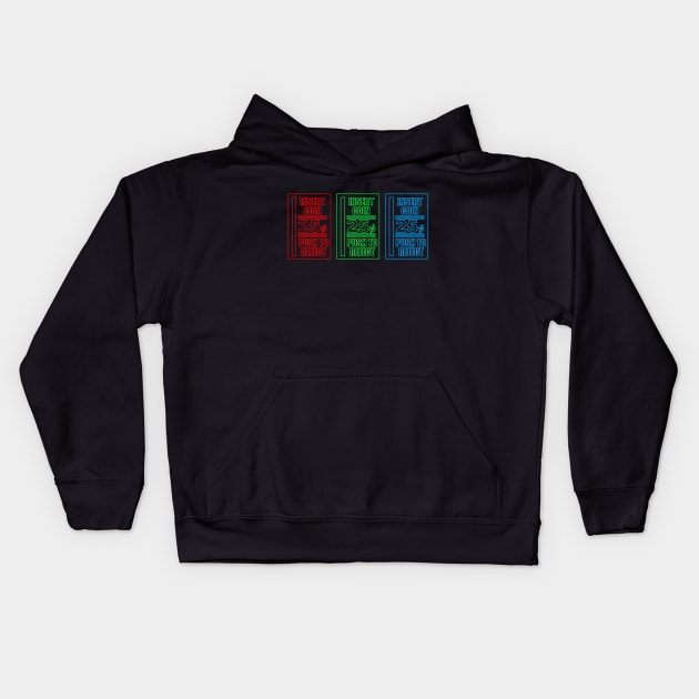 Retro Arcade Kids Hoodie by Awesome AG Designs